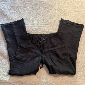 Navy Linen pants Banana Republic Martin fit